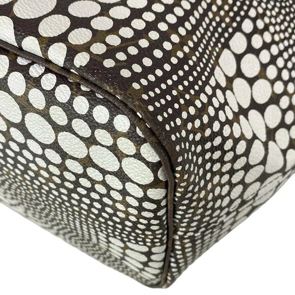 Auth LOUIS VUITTON Neverfull MM M40684 Blanc Louis Vuitton x Yayoi Kusama GI4122 - Picture 4 of 16